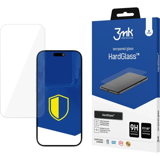 3MK Protection 3MK Hardglass Tempered Glass For Apple Iphone 17 Air - (W-3HarGl-AI17A-0)
