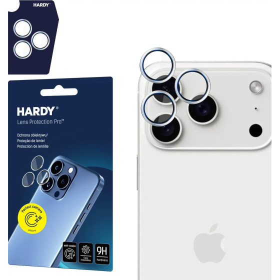 3MK Protection 3MK Hardy Lens Protection Pro Lens Glass For Iphone 17 Pro / 17 Pro Max - Silver - (159297-0)