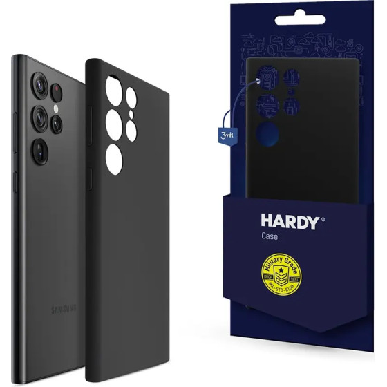3MK Protection 3MK Hardy Magsilicone Case For Samsung Galaxy S24 Ultra - Black - (153238-0)