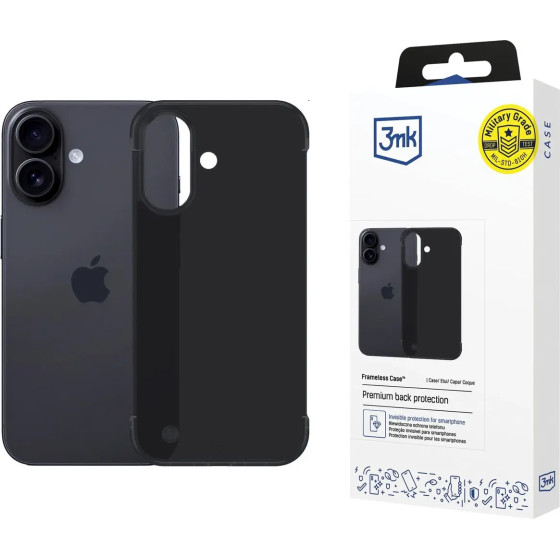 3MK Protection 3MK Just20g Matt Case For Apple Iphone 17 - Matte Black - (W-3FrMatCas-AIP17-0)