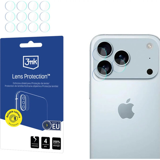3MK Protection 3MK Lens Protection Camera Lens Glass For Apple Iphone 17 Pro - (W-3LenProt-AIP17P-0)