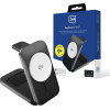3MK Protection 3MK Magrocket 3-in-1 15W Qi2 Mpp Magsafe Wireless Charger - Black - (158829-0)