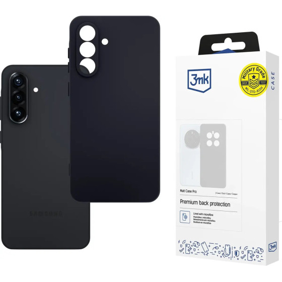 3MK Protection 3MK Matt Case Pro For Samsung Galaxy A36 - Matte Black - (W-3MatCasPr-SGA365G-0)