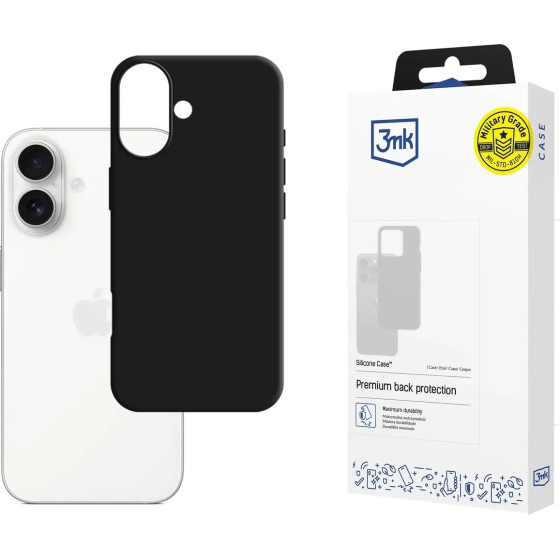3MK Protection 3MK Silicone Case For Iphone 17 - Black - (W-3SilCa-AIP17-0)