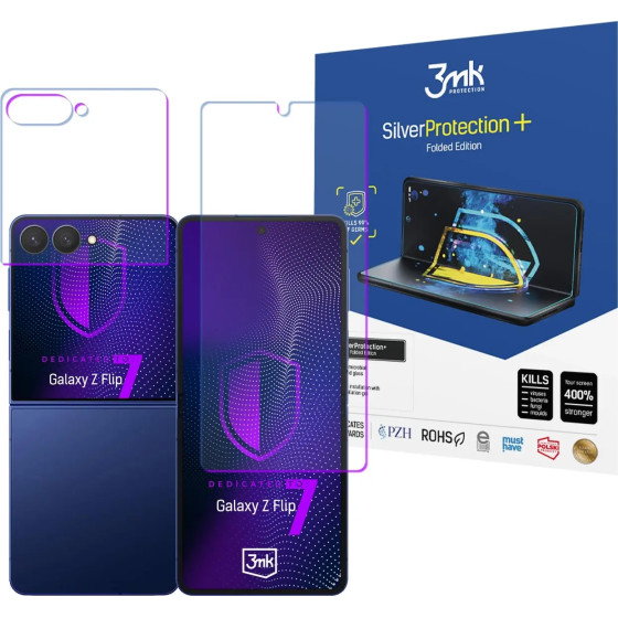 3MK Protection 3MK SilverProtection+ Folded Edition Protective Film For Samsung Galaxy Z Flip 7 - (W-3SProtPF-SGZF7-0)