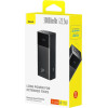 Baseus Enerfill FP41 30000mAh 22.5W Power Bank With Simple USB-A - USB-C 3A 30cm Cable - Black - (E0027K00)