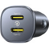 Baseus Gotrip 2 x USB-C 30W Car Charger - Black - (C00072300123-01)