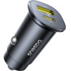 Baseus Gotrip USB-C / USB-A 30W Car Charger - Black - (C00072300123-00)