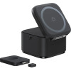 Baseus Magpro 3in1 25W Magsafe Compatible Inductive Charger For Phone And Smartwatch - Black - (P10264100123-01)
