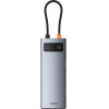 Baseus Metal Gleam 7in1 Hdmi 4K 60Hz USB-C Hub / 3x Usb 3.0 / USB-C Pd / Sd / Microsd - Gray - (B00030708811-01)