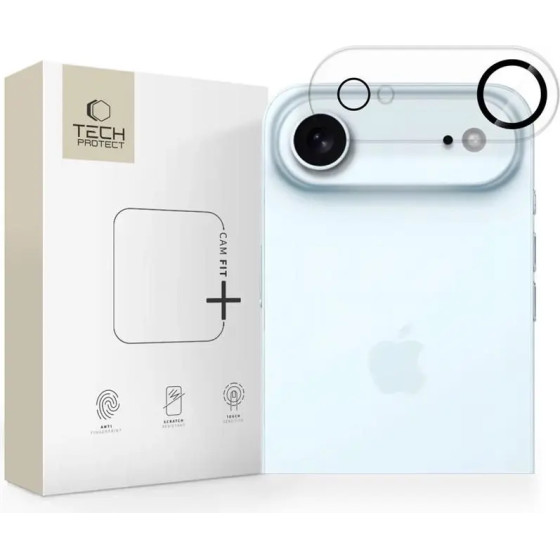 Tech-Protect Cam Fit+ Camera Cover For Iphone 17 Air - Clear - (28300-0)