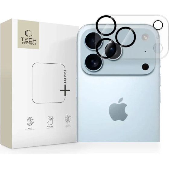 Tech-Protect Cam Fit+ Camera Cover For Iphone 17 Pro - Clear - (28301-0)