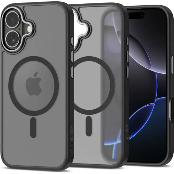 Tech-Protect Magedge Magsafe Case For Iphone 17 - Matte Black - (28425-0)