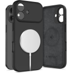 Tech-Protect Silicone Magsafe Case For Iphone 17 - Black - (28397-0)