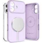 Tech-Protect Silicone Magsafe Case For Iphone 17 - Purple - (28401-0)