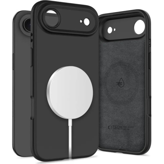 Tech-Protect Silicone Magsafe Case For Iphone 17 Air - Black - (28398-0)