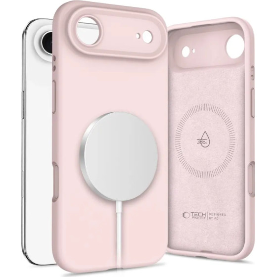 Tech-Protect Silicone Magsafe Case For Iphone 17 Air - Pink - (28406-0)
