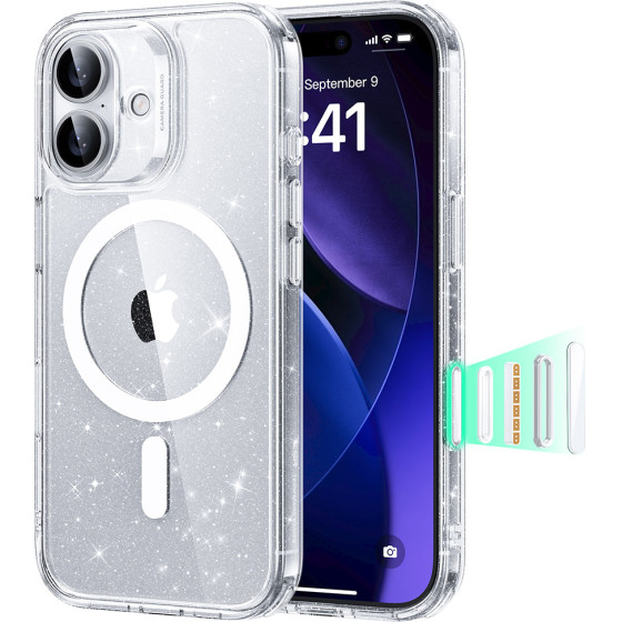 ESR - Classic Hybrid Halolock - Iphone 17 - Clear Shimmer