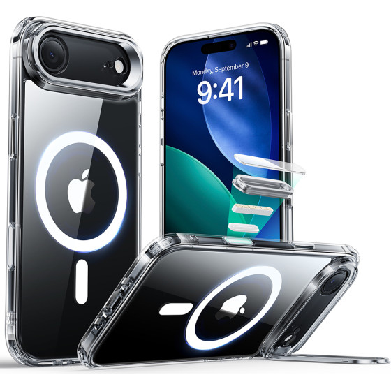 ESR - Classic Hybrid Halolock Kickstand - Iphone 17 Air - Clear