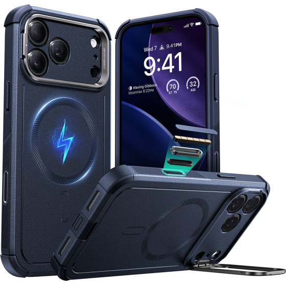 ESR - Cyber Armor Kickstand - Iphone 17 Pro - Blue