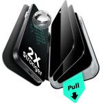 ESR - Privacy Tempered Glass Ultrafit (3 pack) - Iphone 17 Pro - Black