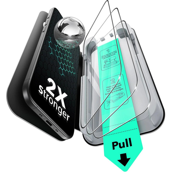 ESR - Tempered Glass Ultrafit (3 pack) - Iphone 17 Air - Clear