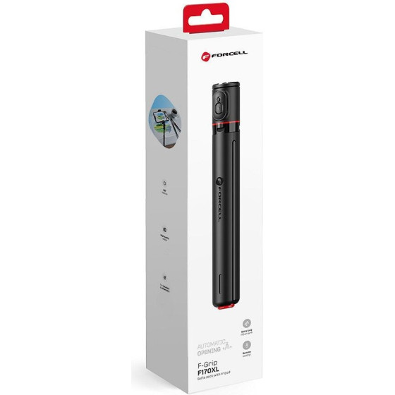 FORCELL F-Grip F170XL Automatic Selfie Stick With Remote Controler Tripod black