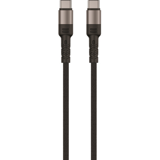Setty Cable USB-C - USB-C 100W 1,0 m KSL-02 Black JO