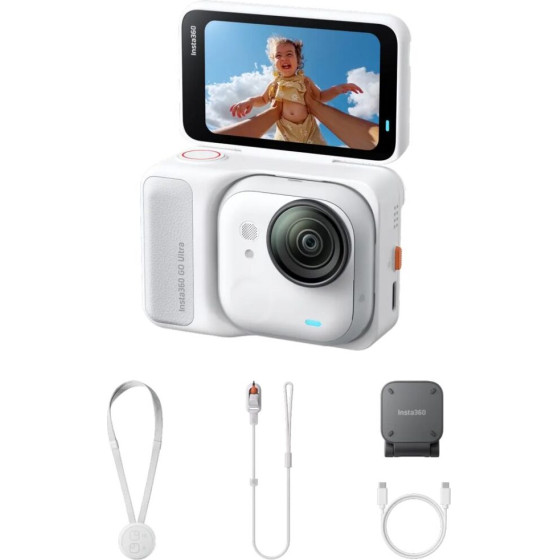 Insta360 Go Ultra Standard Bundle (Arctic White) - (CINSABEA/GOUltra01)
