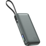 4sMarts Powerbank Enterprise 20000mAh 165W Ze Zintegrowanym Kablem USB-C Szary - (541603)