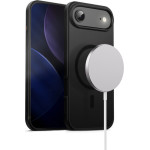 Crong Hybrid Frost Mag Cover - Case Magsafe Iphone 17 Air (black) - (CRGHFMIP1766ABLK)