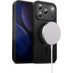 Crong Hybrid Frost Mag Cover - Case Magsafe Iphone 17 Pro (black) - (CRGHFMIP1763PBLK)