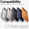 Crong Hybrid Frost Mag Cover - Case Magsafe Iphone 17 Pro Max (black) - (CRGHFMIP1769PBLK)