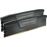 Corsair Memory Corsair Ram Dimm XMS5 Kit 2x32GB DDR5, 6000MHz, Latency 40-50-50-96, 1.35V, Vengeance RGB, Intel Xmp 3.0, BLACK, LTW. - (CMH64GX5M2D6000C40)
