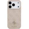 Guess 4G Small 4G And Classic Magsafe Case For Iphone 17 Pro Pink - (GUHMP17LP4SM4MP)