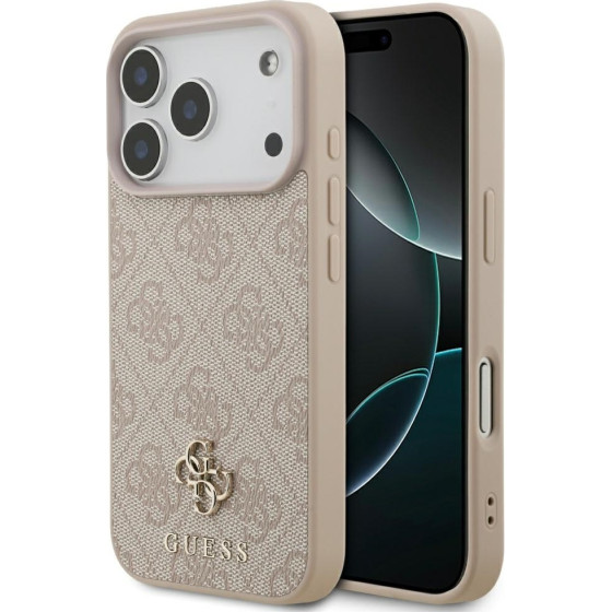 Guess 4G Small 4G And Classic Magsafe Case For Iphone 17 Pro Pink - (GUHMP17LP4SM4MP)
