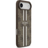 Guess Case 4G Printed Stripes Magsafe For Iphone 17 Air Brown - (GUHMP17MP4RPSW)