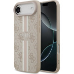 Guess Case 4G Printed Stripes Magsafe For Iphone 17 Air Pink - (GUHMP17MP4RPSP)