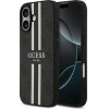 Guess Case 4G Printed Stripes Magsafe For Iphone 17 Black - (GUHMP17SP4RPSK)
