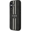 Guess Case 4G Printed Stripes Magsafe For Iphone 17 Black - (GUHMP17SP4RPSK)
