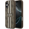 Guess Case 4G Printed Stripes Magsafe For Iphone 17 Brown - (GUHMP17SP4RPSW)