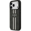 Guess Case 4G Printed Stripes Magsafe For Iphone 17 Pro Black - (GUHMP17LP4RPSK)