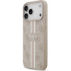 Guess Case 4G Printed Stripes Magsafe For Iphone 17 Pro Max Pink - (GUHMP17XP4RPSP)