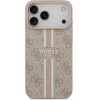 Guess Case 4G Printed Stripes Magsafe For Iphone 17 Pro Max Pink - (GUHMP17XP4RPSP)