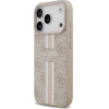 Guess Case 4G Printed Stripes Magsafe For Iphone 17 Pro Pink - (GUHMP17LP4RPSP)