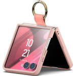 Mercury Gold Ring Case For Samsung Galaxy Z Flip7 Pink
