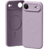 Mercury Semi-Silicone Magsafe Case For Iphone 17 Air Lavender Gray