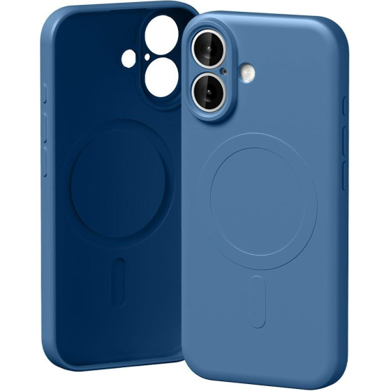 Mercury Semi-Silicone Magsafe Case For Iphone 17 Blue
