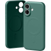 Mercury Semi-Silicone Magsafe Case For Iphone 17 Green