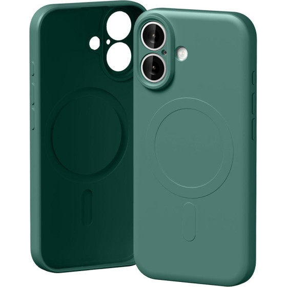 Mercury Semi-Silicone Magsafe Case For Iphone 17 Green